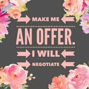 Reasonable offer.  🌸💕